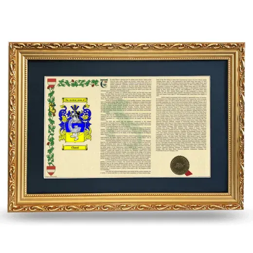 Chani Deluxe Armorial Landscape Framed - Gold