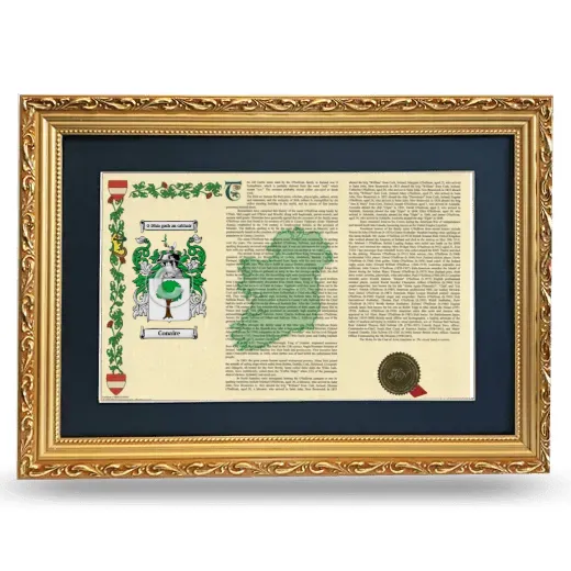 Conaire Deluxe Armorial Landscape Framed - Gold
