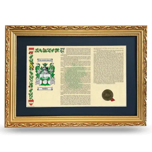 Dahlén Deluxe Armorial Landscape Framed - Gold