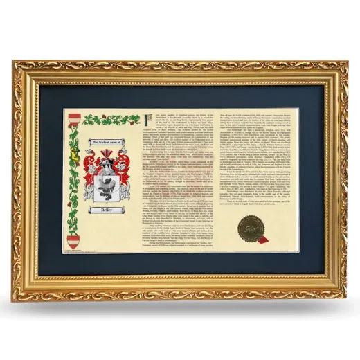 Delier Deluxe Armorial Landscape Framed - Gold