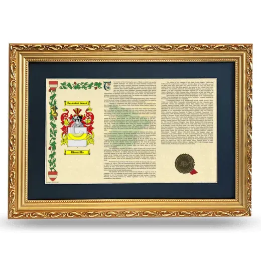 Dicamillo Deluxe Armorial Landscape Framed - Gold