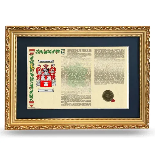 Dube Deluxe Armorial Landscape Framed - Gold