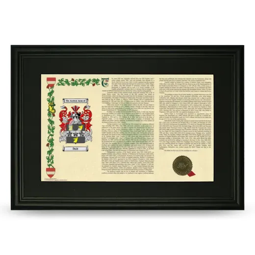 Duit Deluxe Armorial Landscape Framed- Black