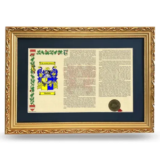 Eberlein Deluxe Armorial Landscape Framed - Gold