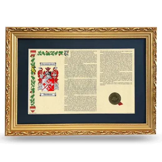 Eisenbaum Deluxe Armorial Landscape Framed - Gold