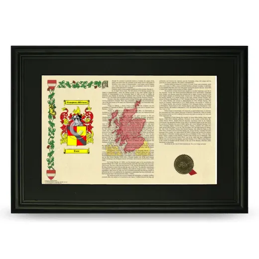Ever Deluxe Armorial Landscape Framed- Black