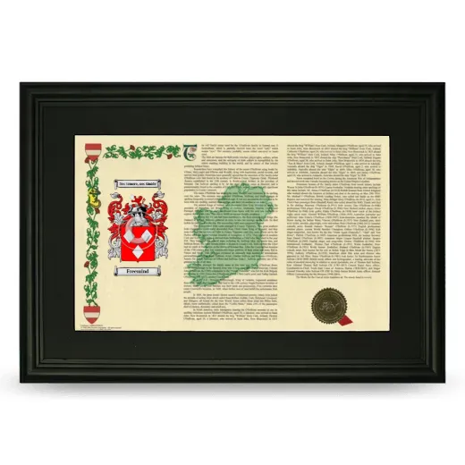 Freemind Deluxe Armorial Landscape Framed- Black