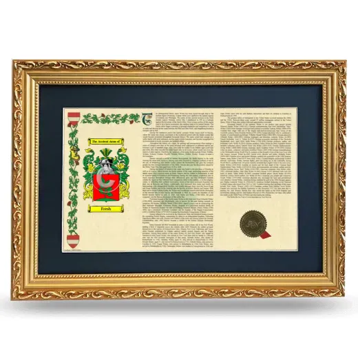 Fresh Deluxe Armorial Landscape Framed - Gold
