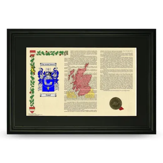 Froud Deluxe Armorial Landscape Framed- Black