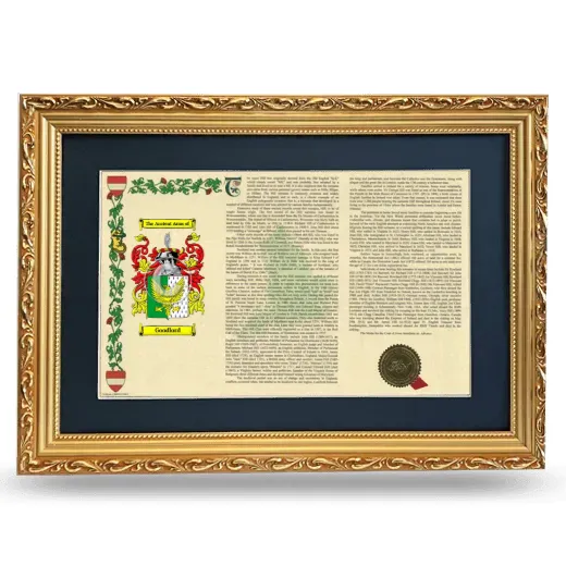 Goodlord Deluxe Armorial Landscape Framed - Gold
