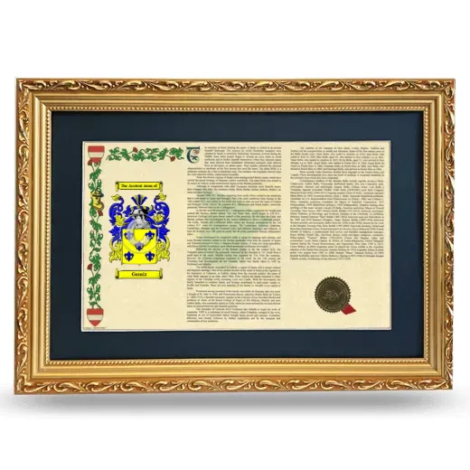 Gumiz Deluxe Armorial Landscape Framed - Gold