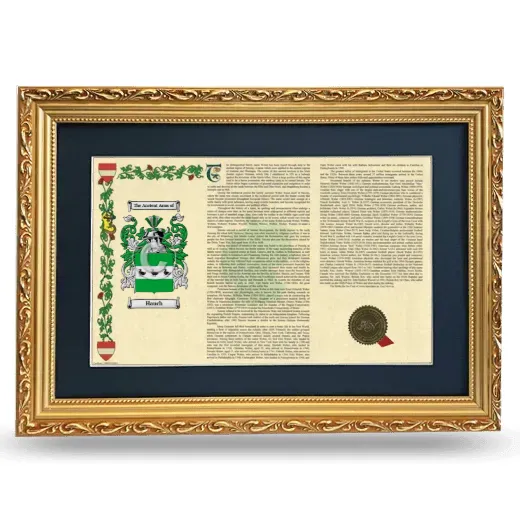 Hauch Deluxe Armorial Landscape Framed - Gold