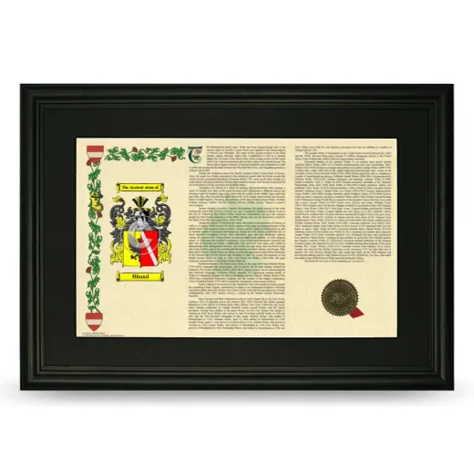 Himml Deluxe Armorial Landscape Framed- Black