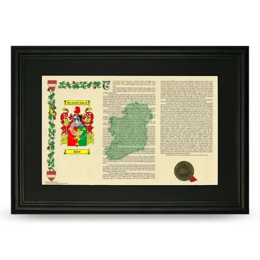 Intee Deluxe Armorial Landscape Framed- Black