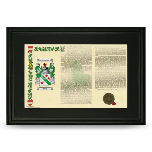 Ivery Deluxe Armorial Landscape Framed- Black