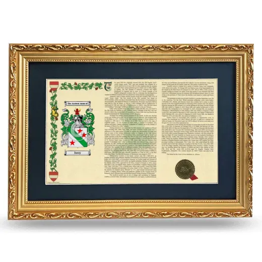 Ivery Deluxe Armorial Landscape Framed - Gold