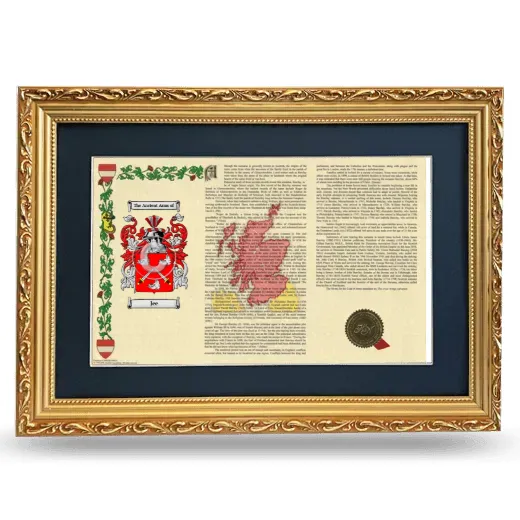 Jee Deluxe Armorial Landscape Framed - Gold