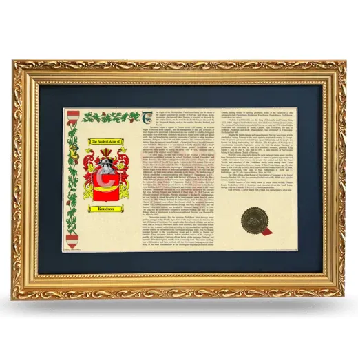 Knudson Deluxe Armorial Landscape Framed - Gold
