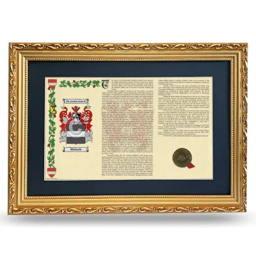 Michaels Deluxe Armorial Landscape Framed - Gold