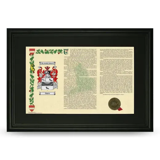 Omen Deluxe Armorial Landscape Framed- Black