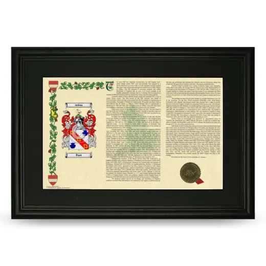 Paet Deluxe Armorial Landscape Framed- Black