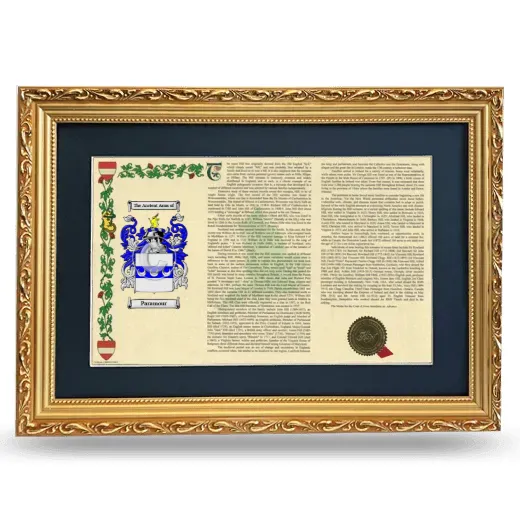 Paramour Deluxe Armorial Landscape Framed - Gold
