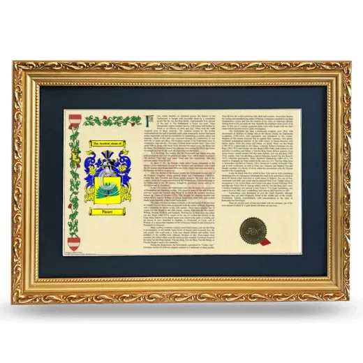 Pauer Deluxe Armorial Landscape Framed - Gold