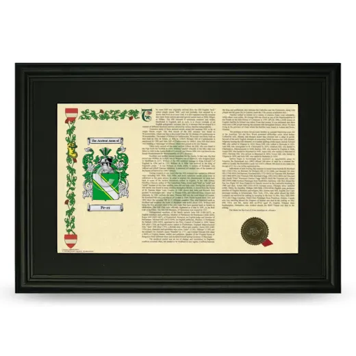 Pe-er Deluxe Armorial Landscape Framed- Black