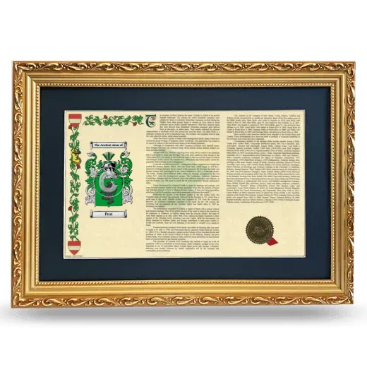 Prat Deluxe Armorial Landscape Framed - Gold