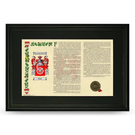 Prost Deluxe Armorial Landscape Framed- Black