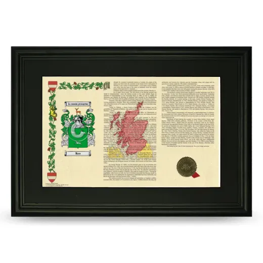 Rao Deluxe Armorial Landscape Framed- Black