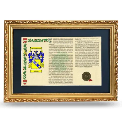 Reinard Deluxe Armorial Landscape Framed - Gold
