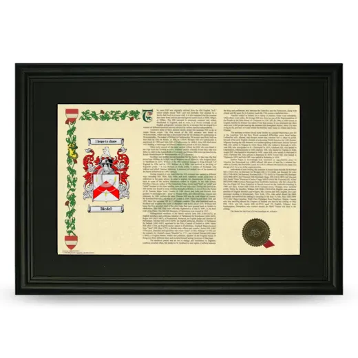 Riedel Deluxe Armorial Landscape Framed- Black