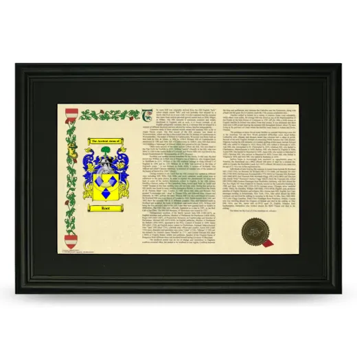 Root Deluxe Armorial Landscape Framed- Black