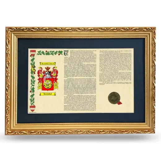 Rosenthal Deluxe Armorial Landscape Framed - Gold