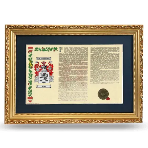 Stam Deluxe Armorial Landscape Framed - Gold