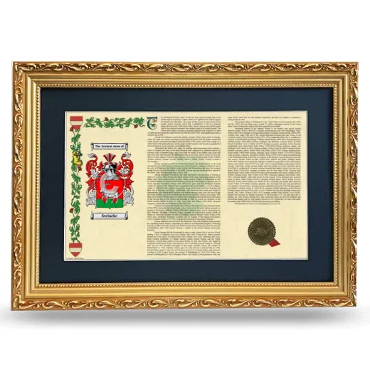 Steineke Deluxe Armorial Landscape Framed - Gold