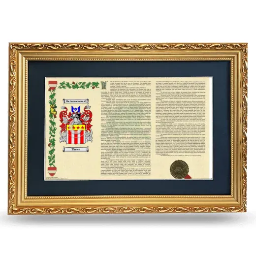 Thewe Deluxe Armorial Landscape Framed - Gold