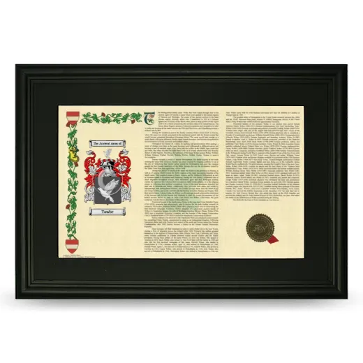 Towbe Deluxe Armorial Landscape Framed- Black