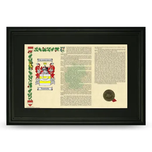 Trautwein Deluxe Armorial Landscape Framed- Black