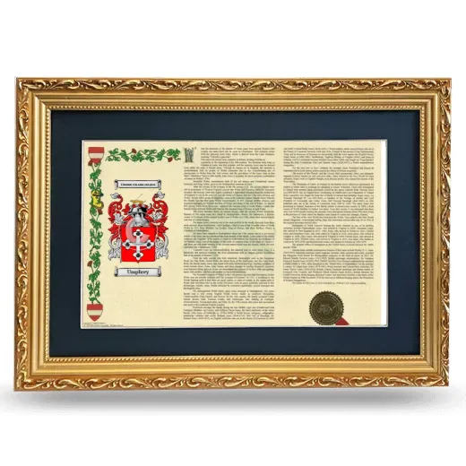 Umphrey Deluxe Armorial Landscape Framed - Gold