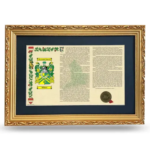 Wikans Deluxe Armorial Landscape Framed - Gold