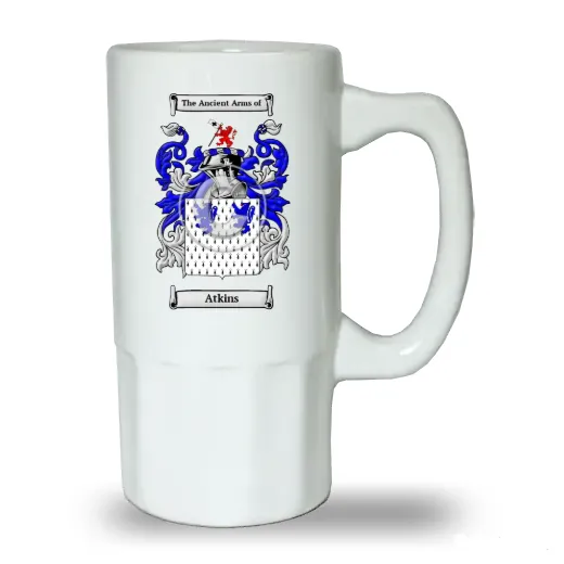Atkins Ceramic Beer Stein