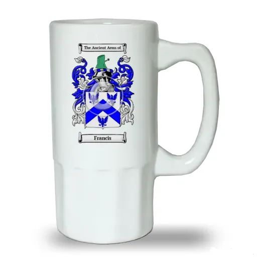 Francis Ceramic Beer Stein
