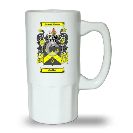 Godfer Ceramic Beer Stein
