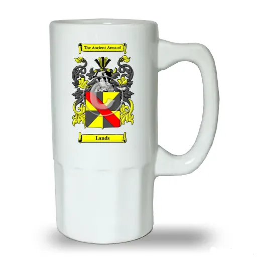 Lands Ceramic Beer Stein