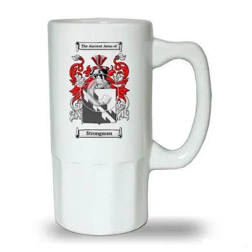 Strongman Ceramic Beer Stein