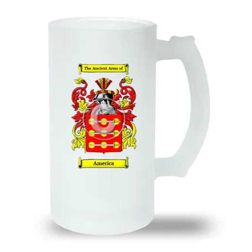 America Frosted Beer Stein