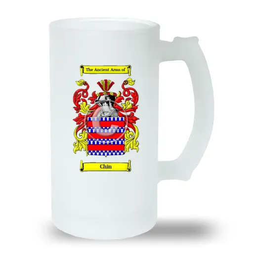 Chin Frosted Beer Stein