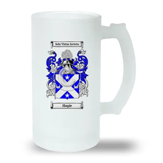 Hagie Frosted Beer Stein